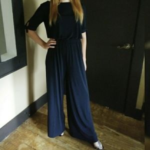 Vince Camuto Navy Blue Jumpsuit